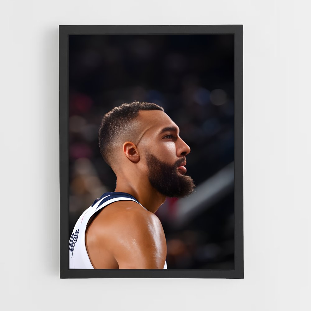 Poster Rudy gobert Mavericks – affiche Basketball (vue 2)